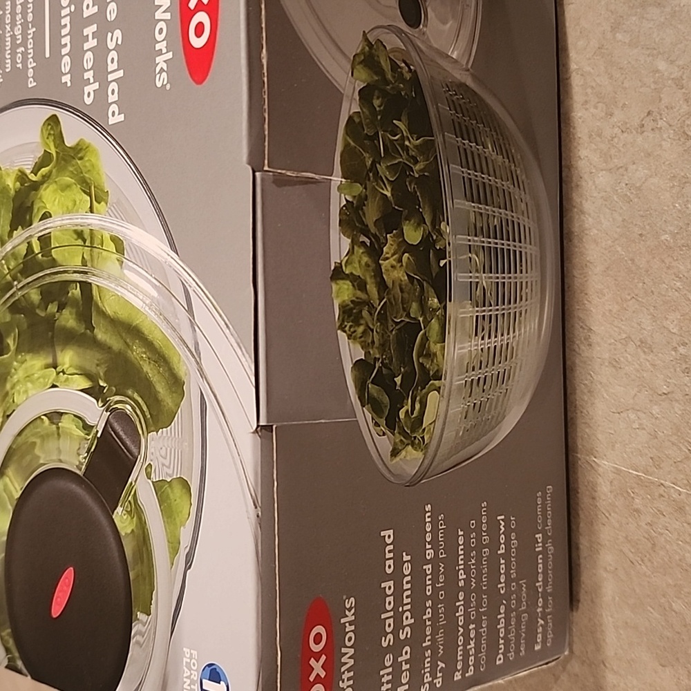 OXO Salad and Herb Spinner - Picture 3 of 5
